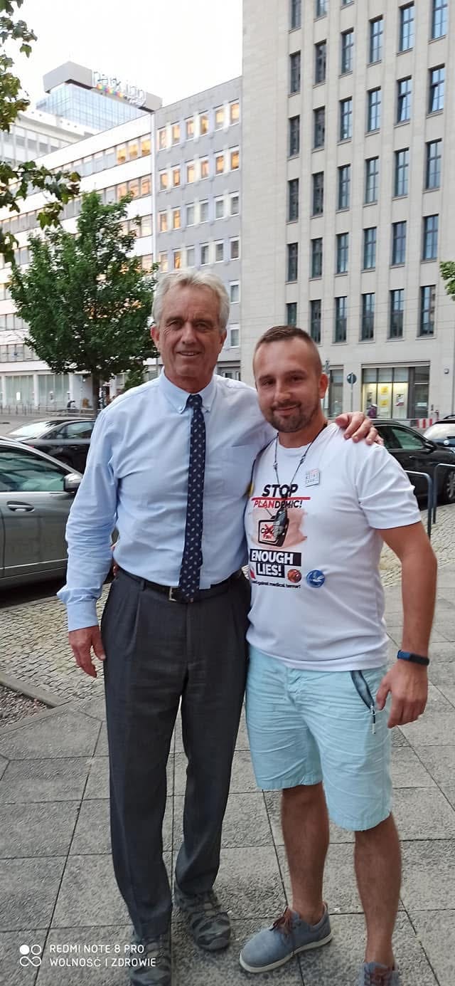 Robert F. Kennedy Jr. i Piotr Jawornik